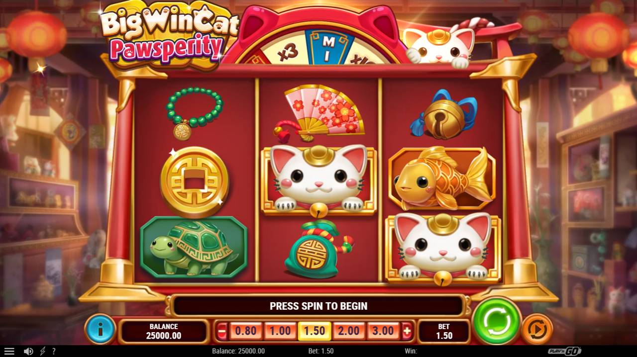 Big Win Cat Pawsperity (Play’n GO) Image 2